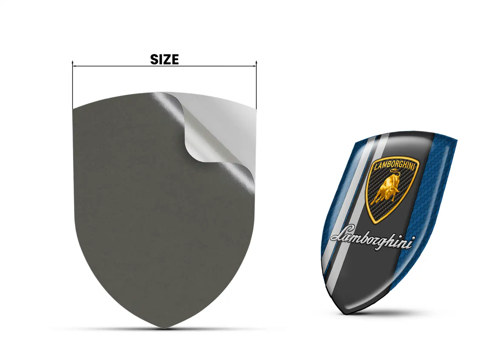Lamborghini Stoßsticker Druck Edition Anpassbar Robust